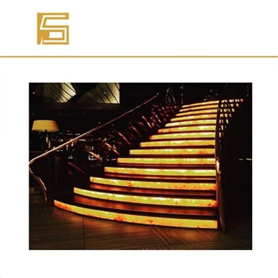 Mramor Led Lumi Stone Panels White Luxury Floor